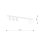 Spot de plafond verre métal 70 cm de long blanc 3x GU10 + E14