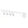 Spot de plafond blanc 90 cm de long 4x GU10 + E14 métal verre
