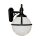 Applique ext&eacute;rieure Ronde Noir Blanc IP44 Vintage