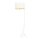 Lampadaire Blanc Or 157 cm métal tissu décoratif pour E27