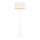 Lampadaire Blanc Or 157 cm métal tissu décoratif pour E27