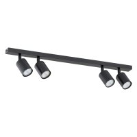 Spot de plafond métal noir L : 70 cm orientable...