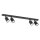 Spot de plafond métal noir L : 70 cm orientable GU10 4-flamme