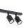 Spot de plafond métal noir L : 70 cm orientable GU10 4-flamme