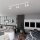 Projecteur de plafond blanc 116 cm de long métal GU10 6-flamme