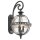 Lampe de cour antique verre m&eacute;tal BONHAM H:58cm E14