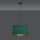 Suspension Vert Or Noir Ø 35 cm rond E27 Tissu Métal