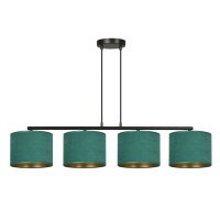 Lampe &agrave; suspendre 4 flammes 97 cm m&eacute;tal...