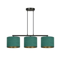 Lampe &agrave; suspendre tissu m&eacute;tal L : 72 cm...