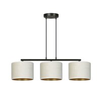 Lampe &agrave; suspendre tissu m&eacute;tal L : 72 cm...