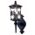 Applique murale noire Aluminium IP23 Rustique d&eacute;coratif