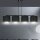 Lampe à suspendre Noir Or L : 97 cm Tissu Métal E27 4-flamme