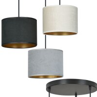 Suspension réglable tissu métal E27 3...