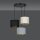 Suspension réglable tissu métal E27 3 flammes CYRIL