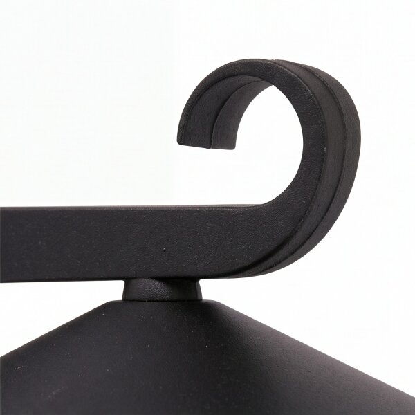 Applique extérieure ASHFORD Noir Aluminium Verre IP43