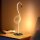 Lampe de table LED Flamingo 3000 K métal hauteur 50 cm rose