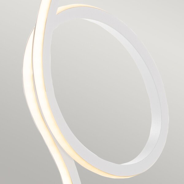 Lampe de table décorative LED Flamingo 50 cm Blanc Métal 3000 K