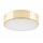Lampe de plafonnier Blendarme verre 2-flmg en or E27 Ø36 cm