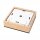 Lampe de plafonnier confortable Pin verre L:31 cm E27 2 flammes