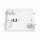 Lampe de plafonnier confortable Pin verre L:31 cm E27 2 flammes