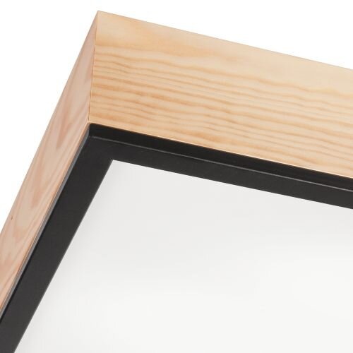 Plafonnier confortable en verre de pin L:48 cm E27 4-flmg