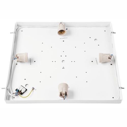 Plafonnier confortable en verre de pin L:48 cm E27 4-flmg