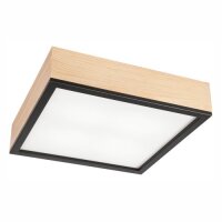 Lampe de plafonnier confortable Pin verre L:38,5 cm 4-flamme
