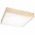 Plafonnier Blendarme verre bois pin E27 L:48 cm