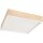 Plafonnier Blendarme verre bois pin E27 L:48 cm