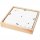 Plafonnier Blendarme verre bois pin E27 L:48 cm