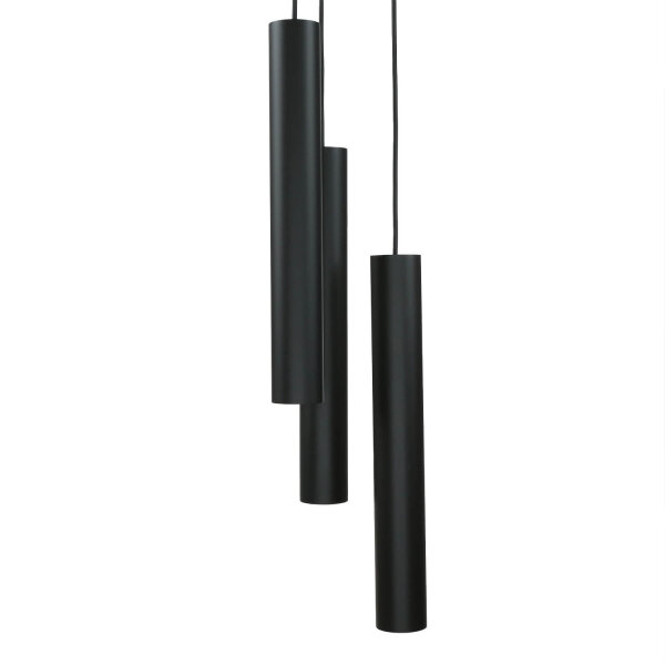 Suspension EYE noir 3-flmg lampe de salon