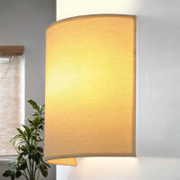 Applique ALICE Café Marron Tissu Abat-jour moderne