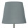 Lampe de table moderne Tissu Gris Métal 33 cm élégant E14