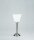 Lampe de chevet en laiton v&eacute;ritable verre E27 37 cm en nickel