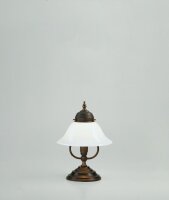 Lampe de table chaleureuse en laiton véritable...