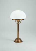 Lampe champignon Premium verre laiton E27 38 cm faible...
