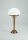 Lampe champignon Premium verre laiton E27 38 cm faible &eacute;blouissement