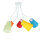 Plafonnier coloré chambre denfant bras flexible 5flmg