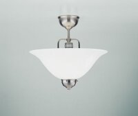 Lampe de plafonnier de style en laiton verre E27...
