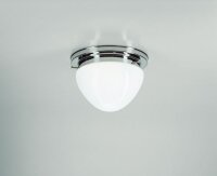 Plafonnier confortable en chrome laiton verre Ø20 cm