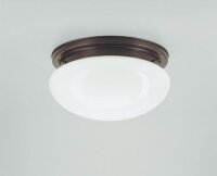 Lampe de plafonnier de style E27 laiton antique verre...