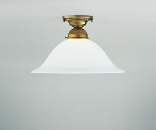 Lampe de plafonnier confortable Berliner Messing Glas Ø30 cm E27