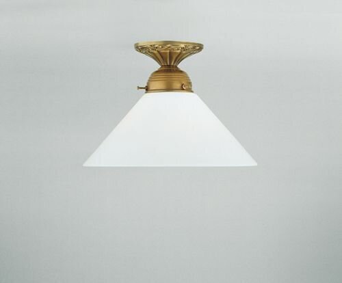 Plafonnier Blendarme Berliner laiton verre L:25 cm