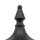 Applique extérieure noir fer forgé verre maison