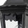 Applique extérieure noir fer forgé verre maison