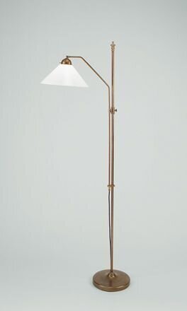 Elégant lampadaire Berliner laiton verre E27 160 cm