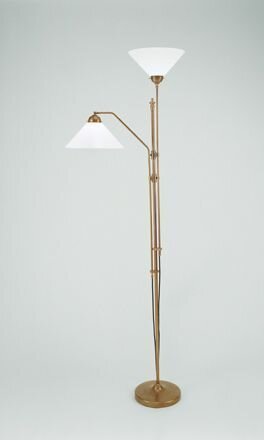 Elégant plafonnier Berliner laiton verre E27 200 cm