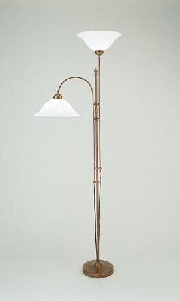 Plafonnier Berliner laiton verre E27 200 cm élégant