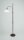 Lampadaire floral laiton antique verre E27 160 cm