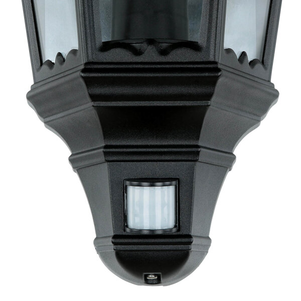 Lampe dextérieur capteur de mouvement noir fer forgé